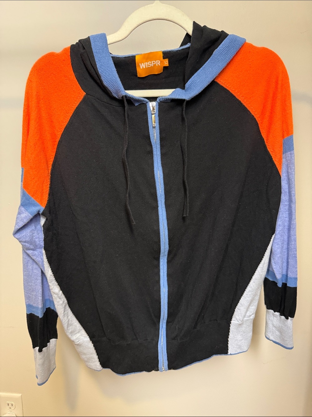 WISPR Silk Blend Zip Up Sweater (XS)